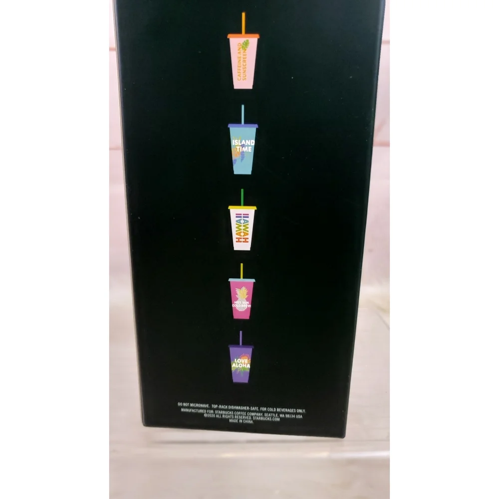 Starbucks Hawaii Grande Reusable Cold Cups
